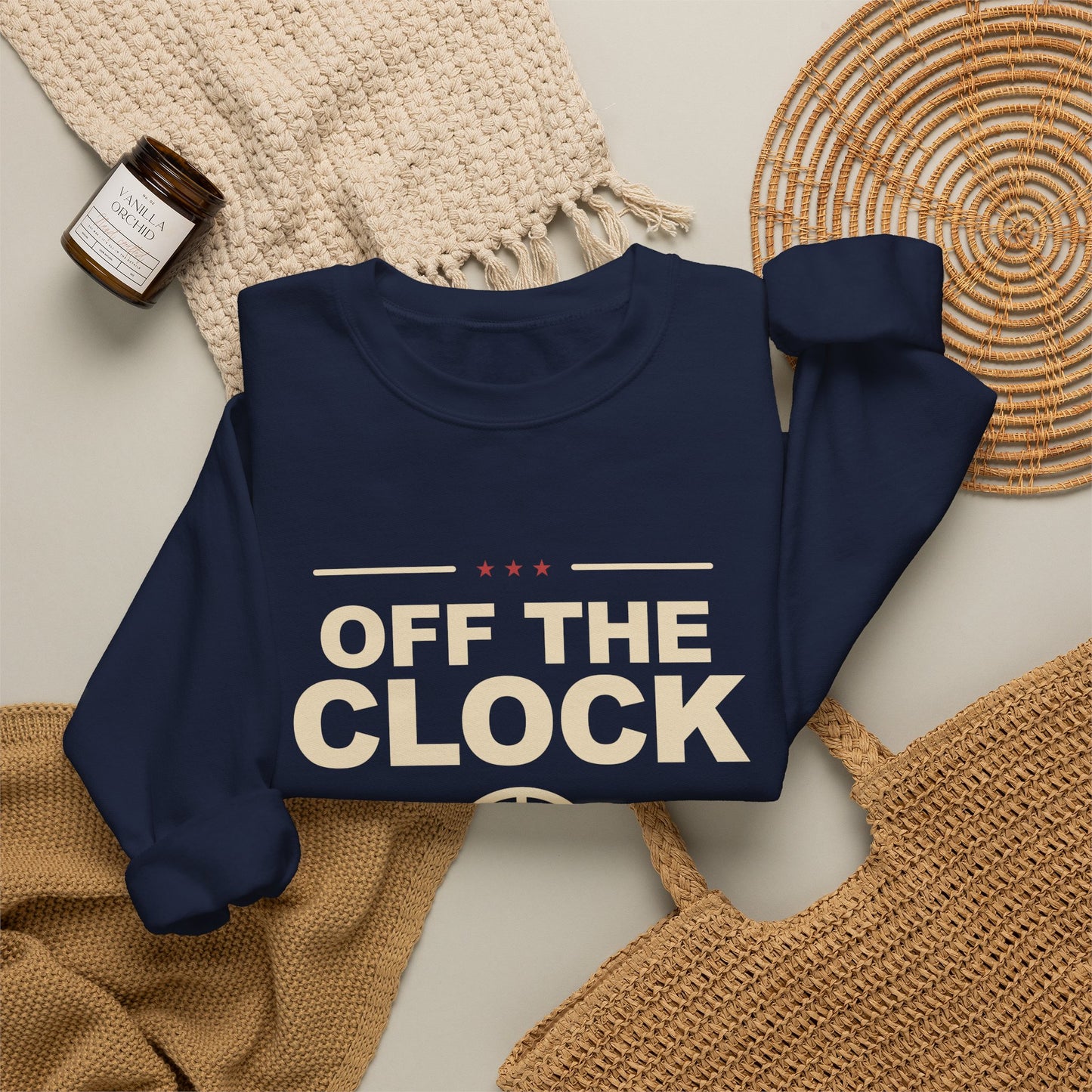 Off the Clock, Still Building Welder Crewneck – Arc Life Heritage Sweatshirt
