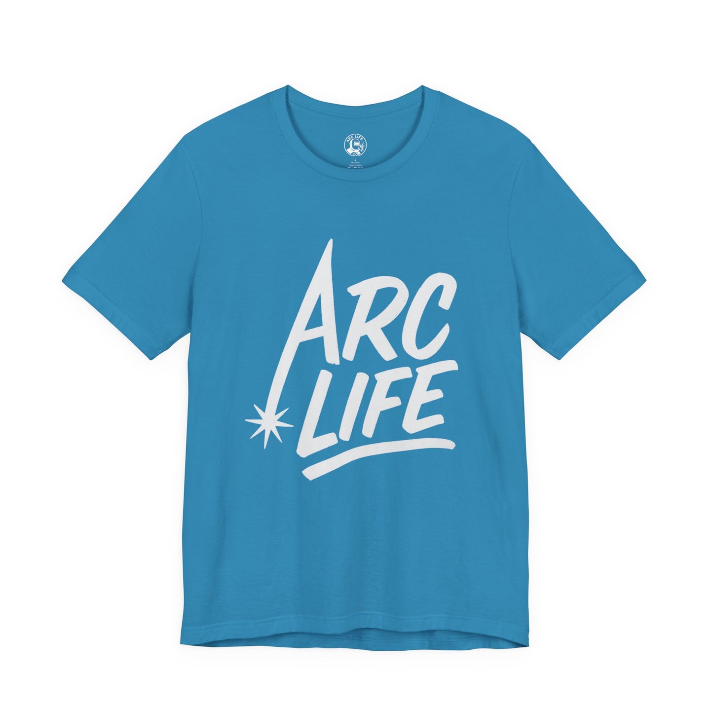 Arc Life Unisex Jersey Tee Dark Color with White text