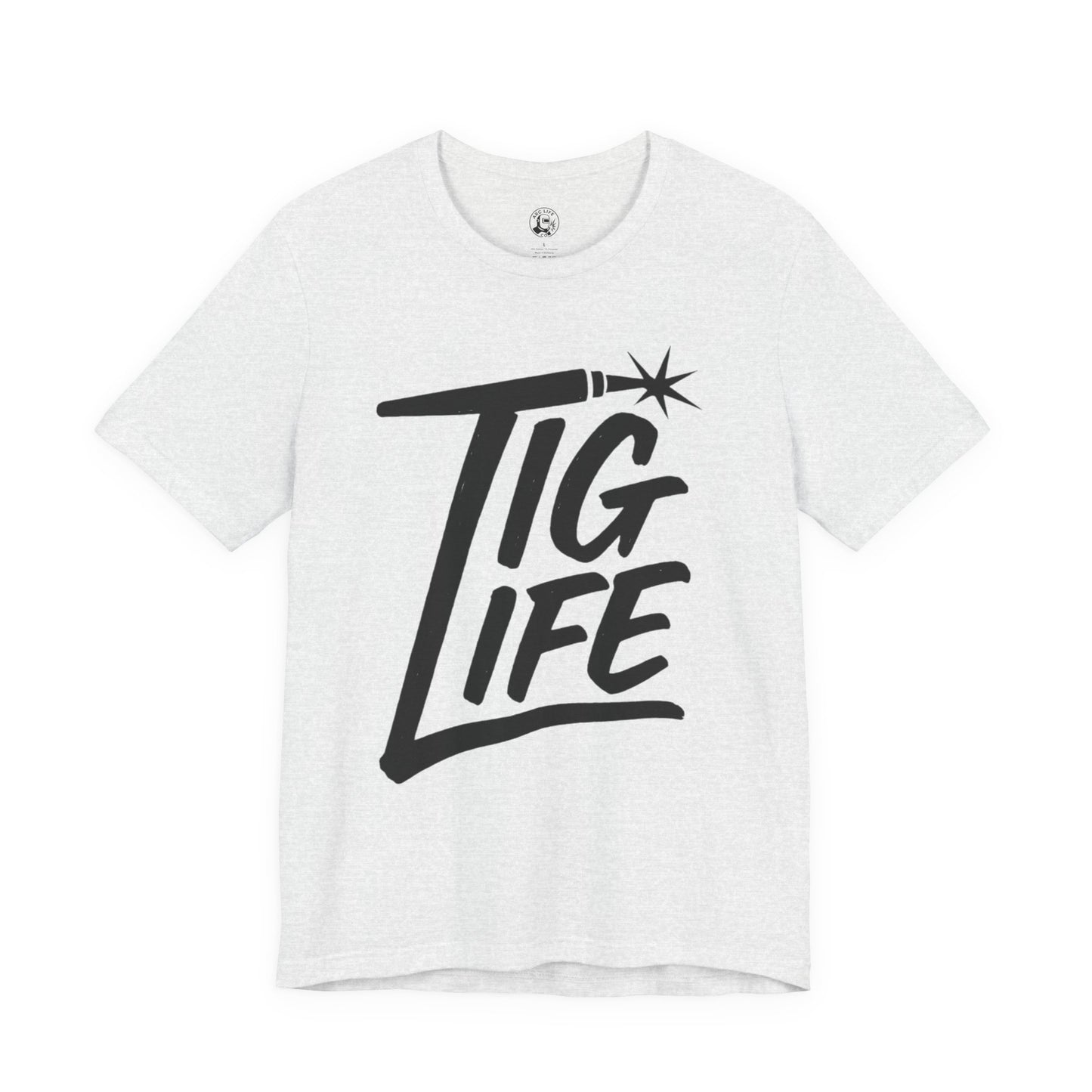 TIG Life Unisex Jersey Tee Light Color with Black text