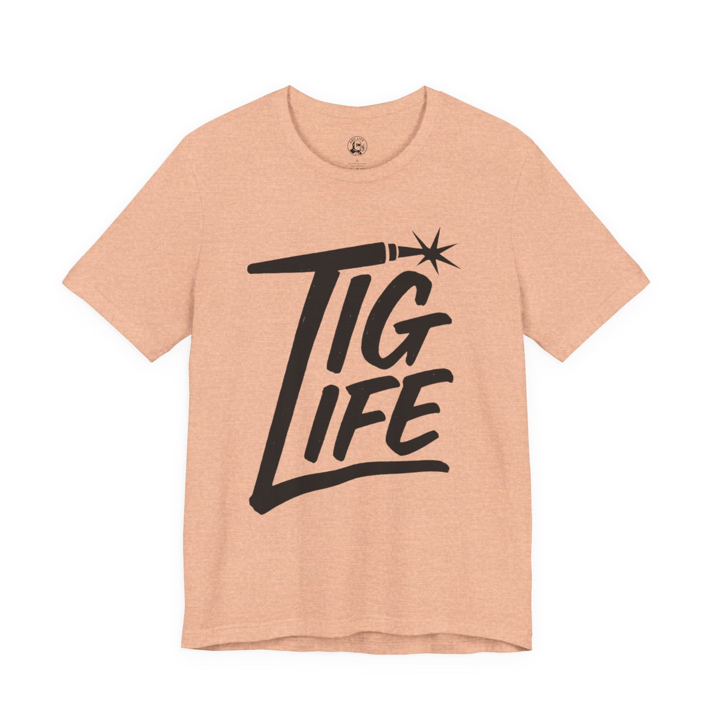 TIG Life Unisex Jersey Tee Light Color with Black text
