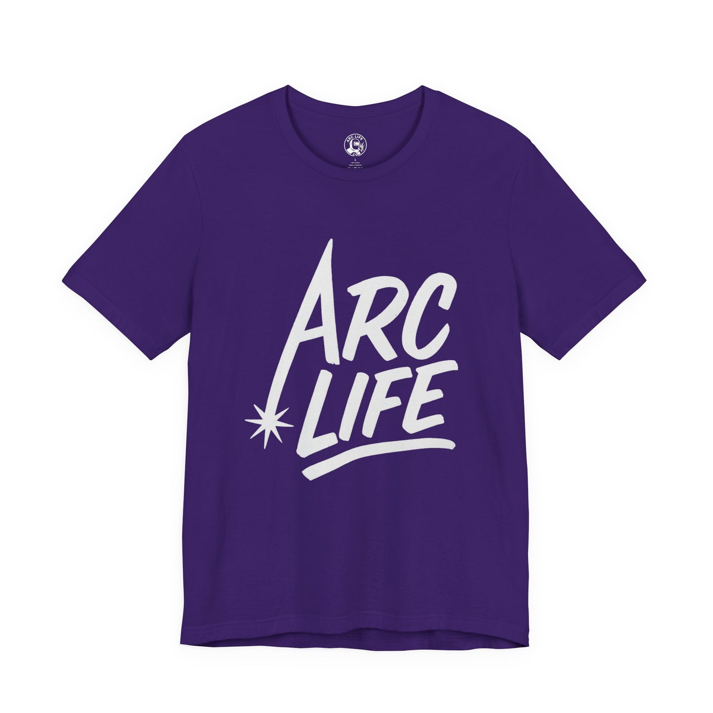 Arc Life Unisex Jersey Tee Dark Color with White text