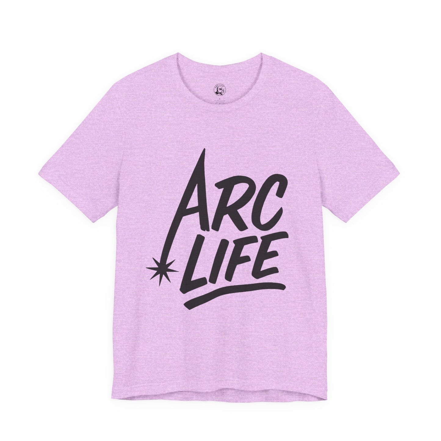 Arc Life Unisex Jersey Tee Light Color with Black text