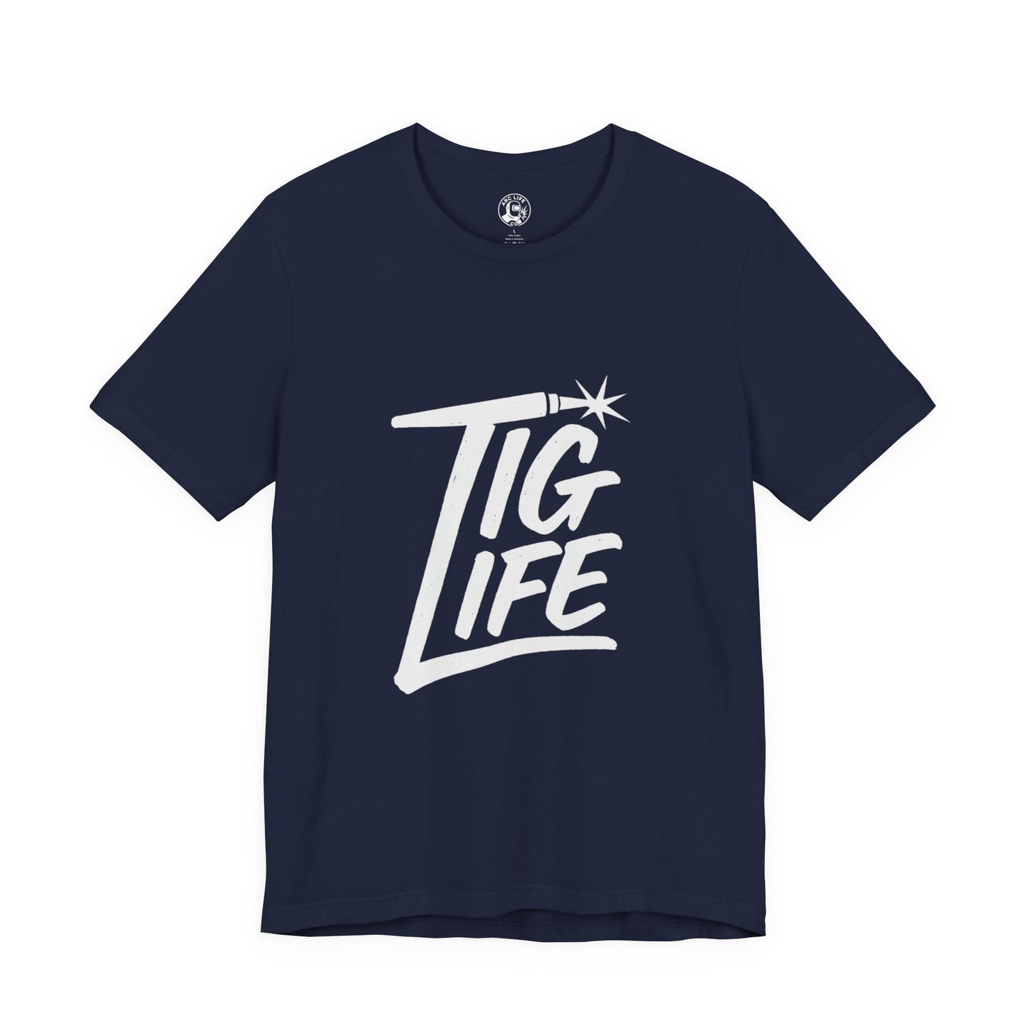 TIG Life Unisex Jersey Tee Dark Color with White text