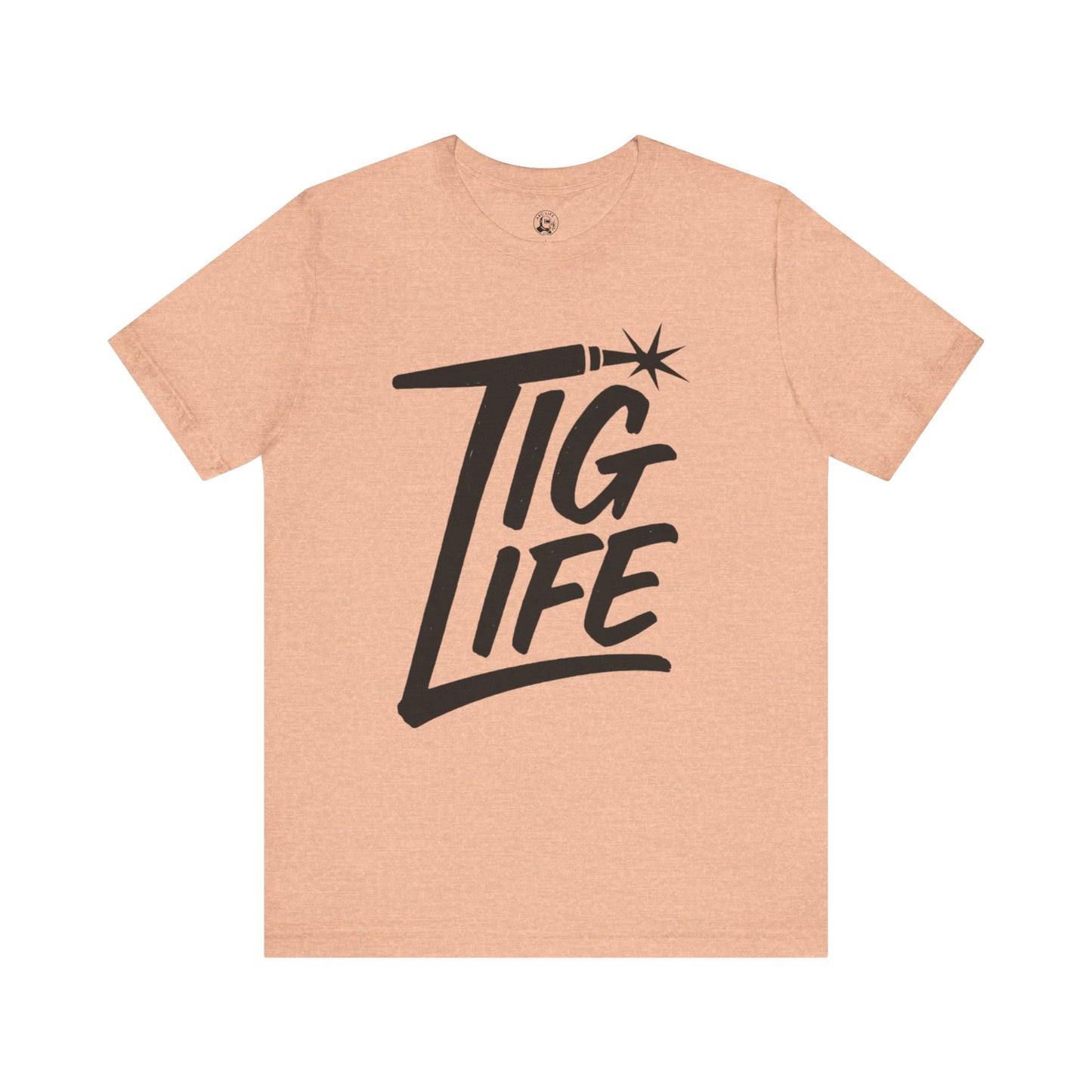 TIG Life Unisex Jersey Tee Light Color with Black text