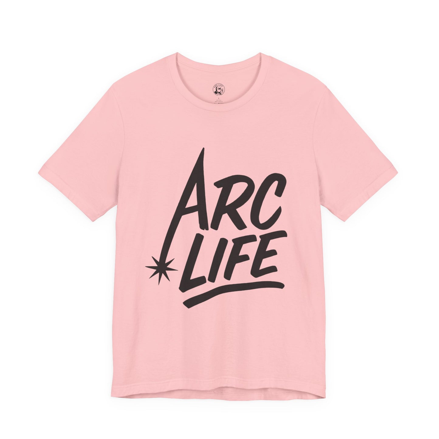 Arc Life Unisex Jersey Tee Light Color with Black text