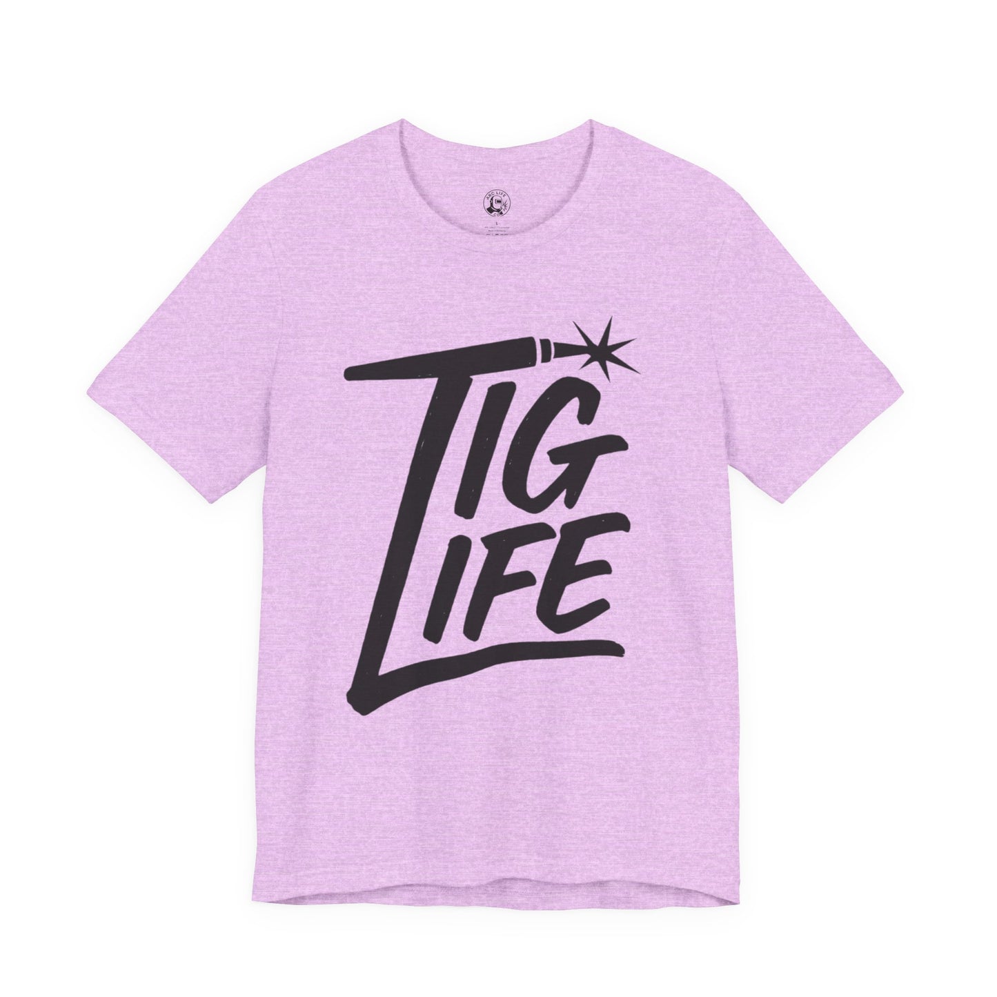 TIG Life Unisex Jersey Tee Light Color with Black text