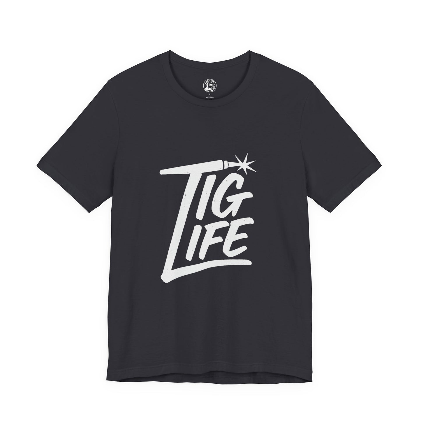 TIG Life Unisex Jersey Tee Dark Color with White text