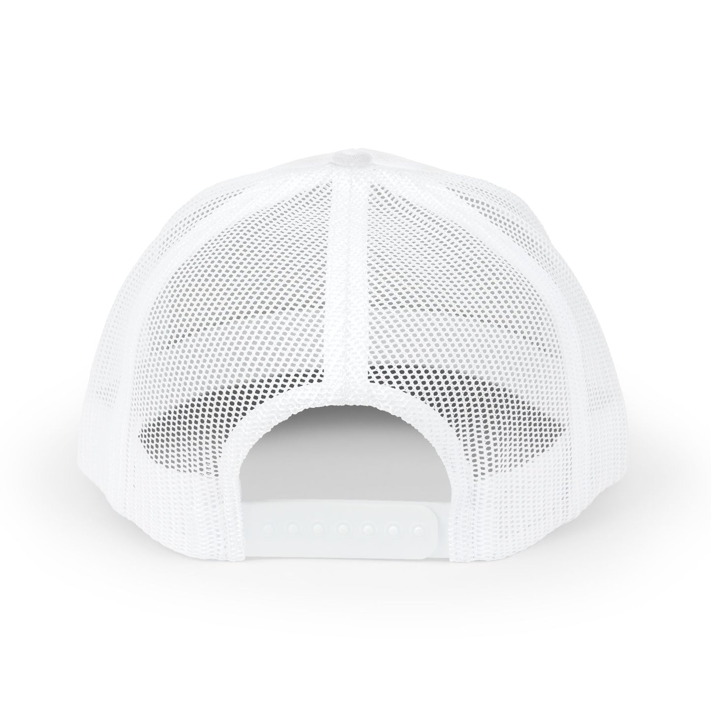 MIG Life Snapback Trucker Hat, Light Color, Black Text
