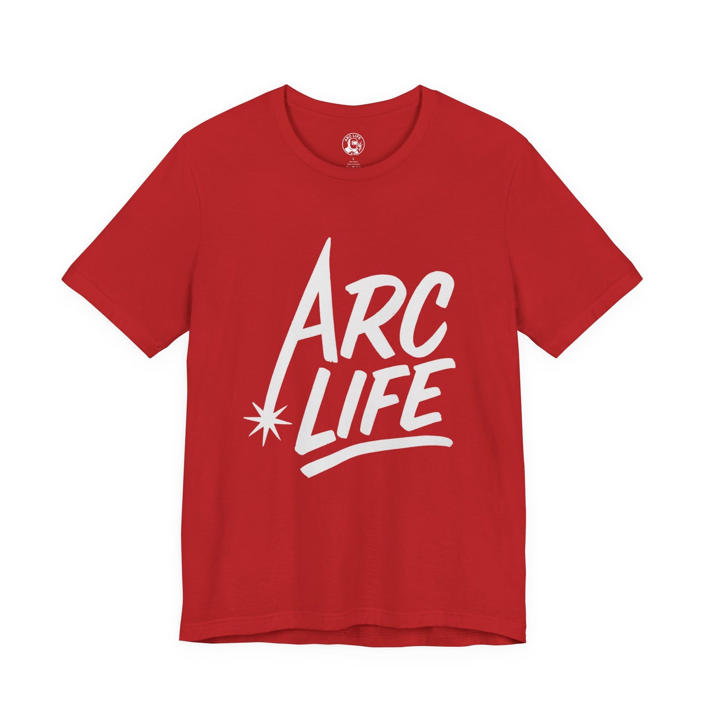 Arc Life Unisex Jersey Tee Dark Color with White text