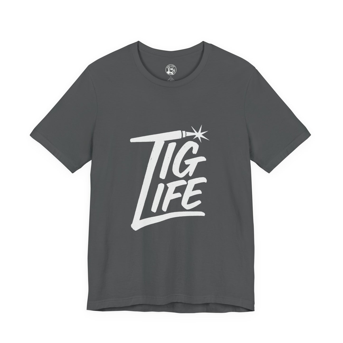TIG Life Unisex Jersey Tee Dark Color with White text