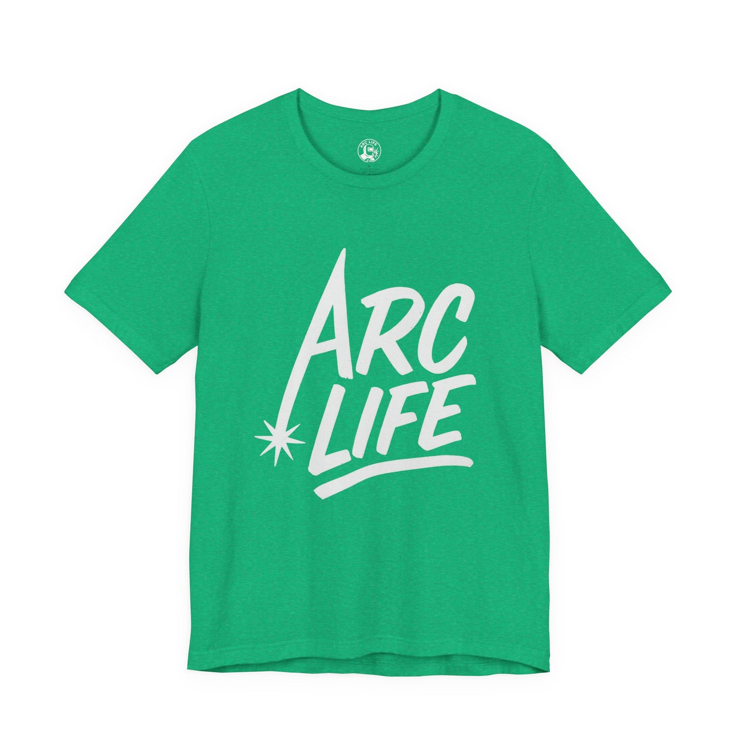 Arc Life Unisex Jersey Tee Dark Color with White text