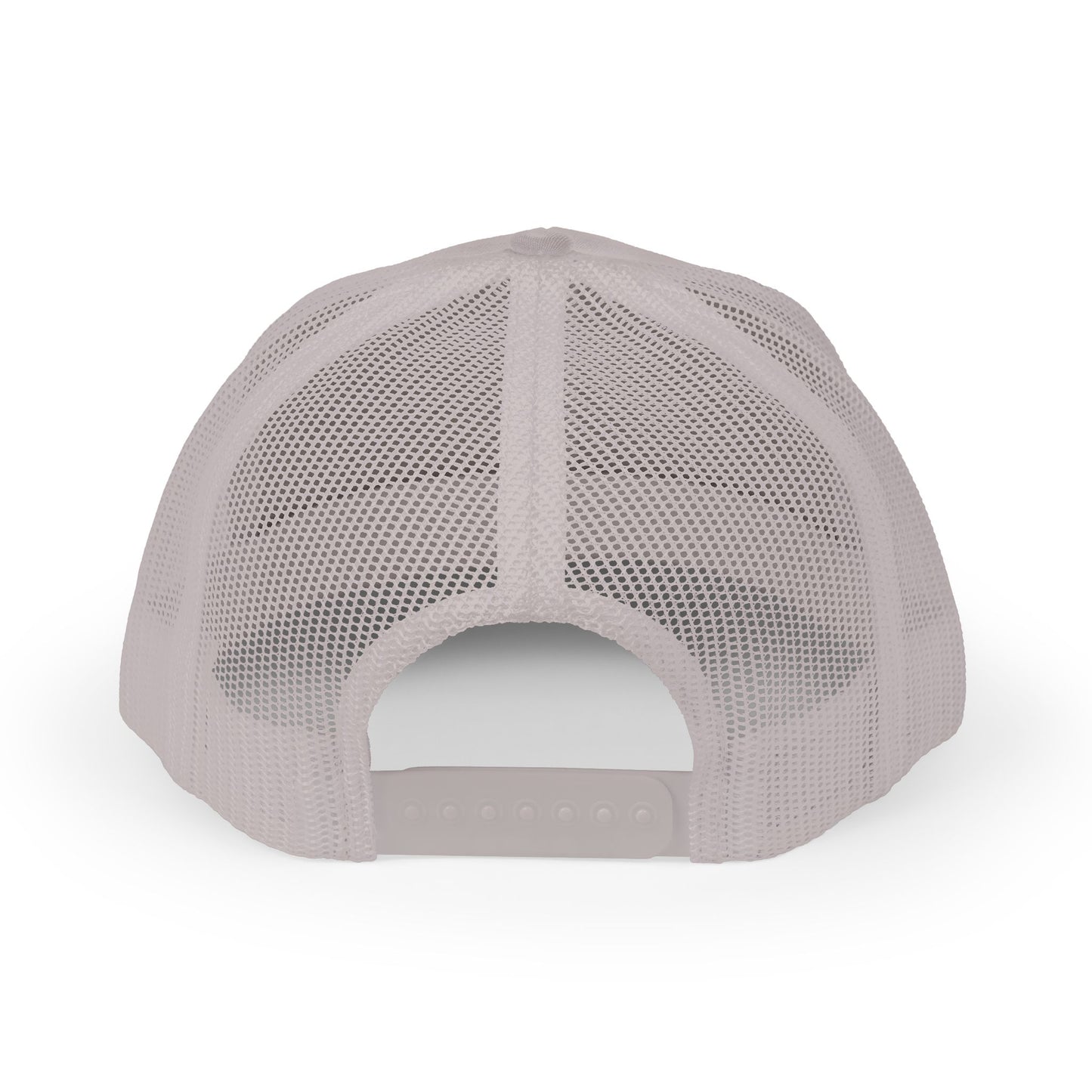 MIG Life Snapback Trucker Hat, Light Color, Black Text