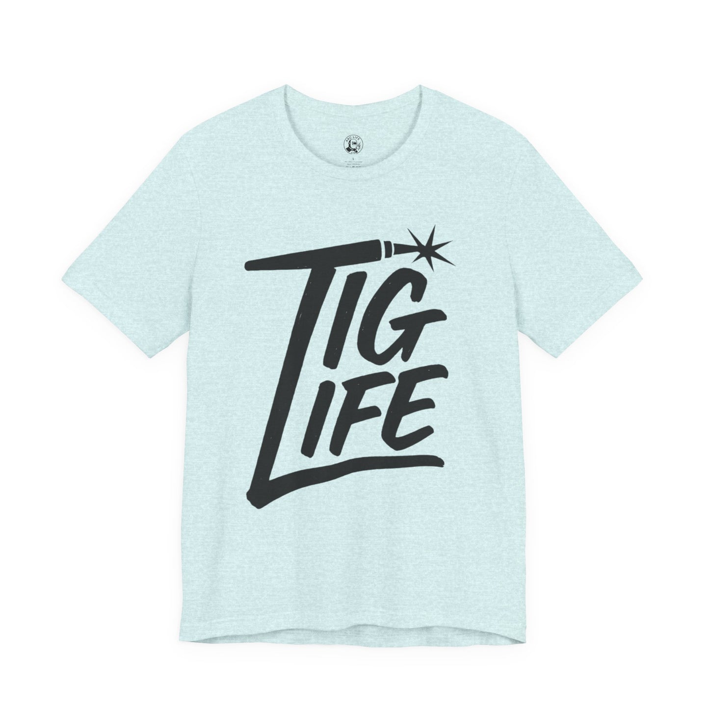 TIG Life Unisex Jersey Tee Light Color with Black text
