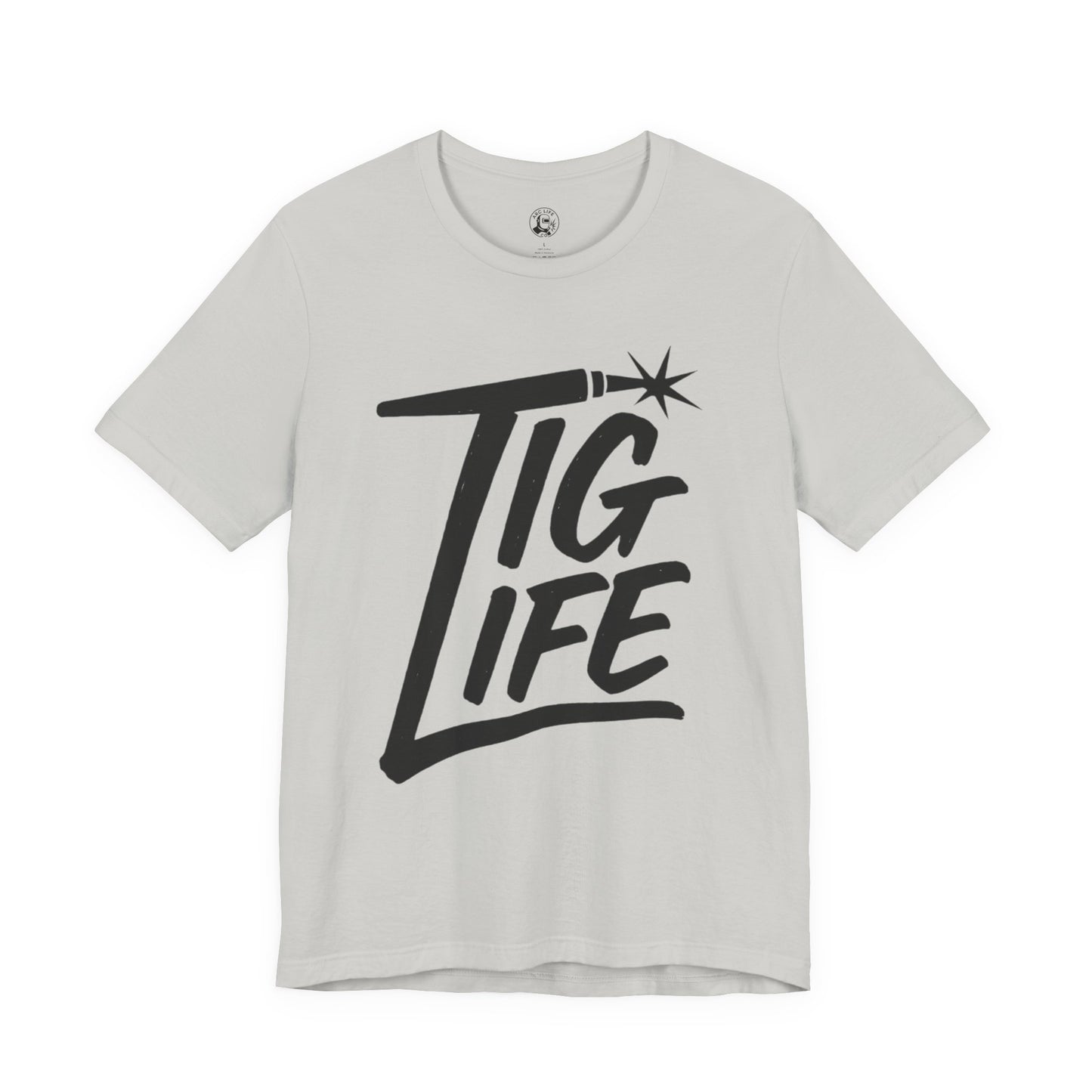 TIG Life Unisex Jersey Tee Light Color with Black text