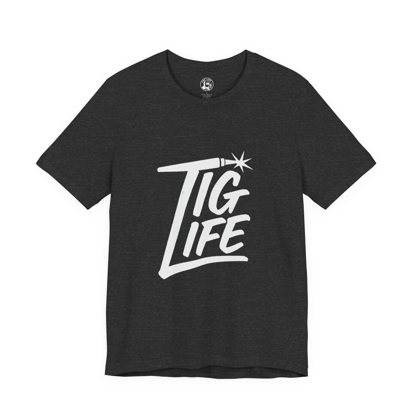 TIG Life Unisex Jersey Tee Dark Color with White text
