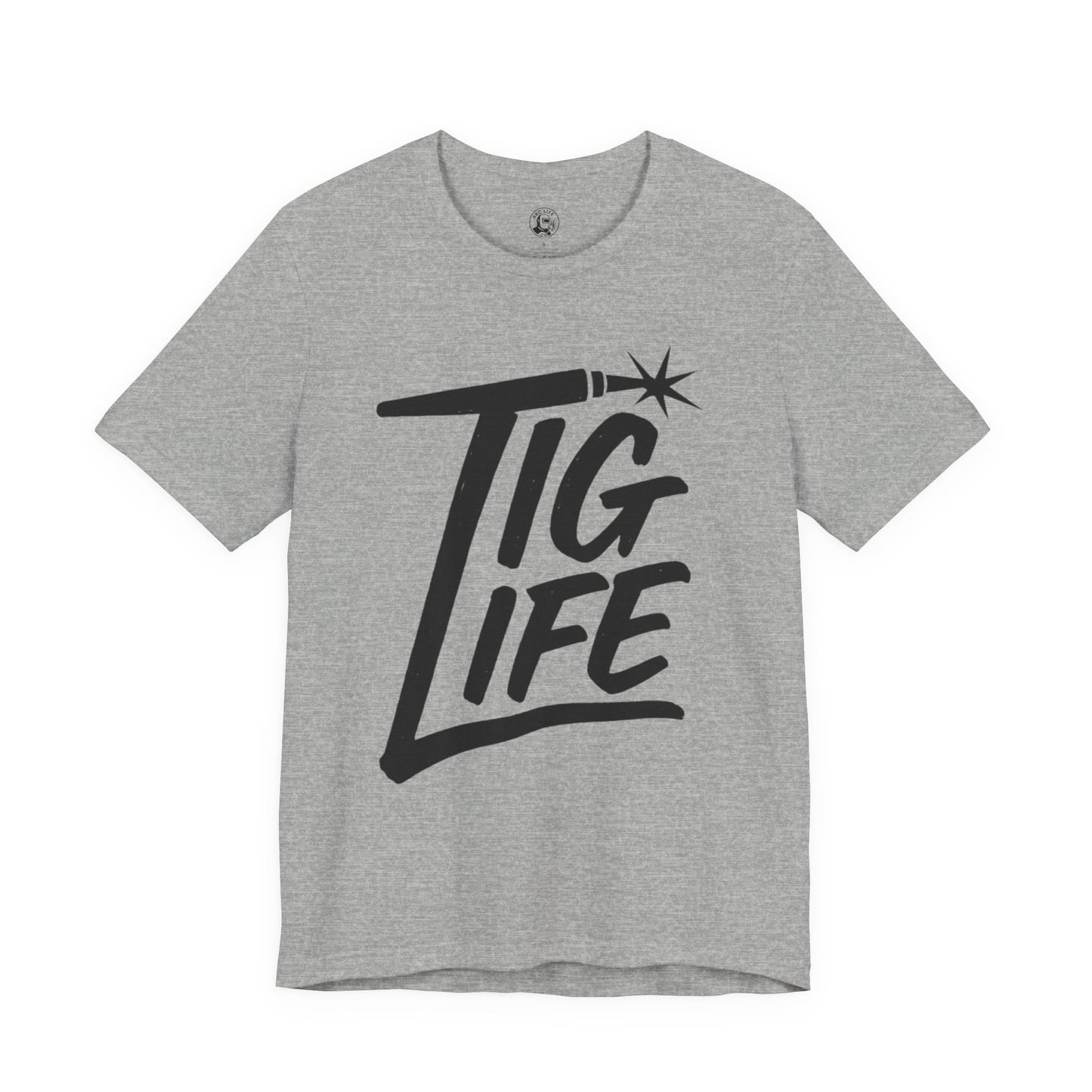 TIG Life Unisex Jersey Tee Light Color with Black text