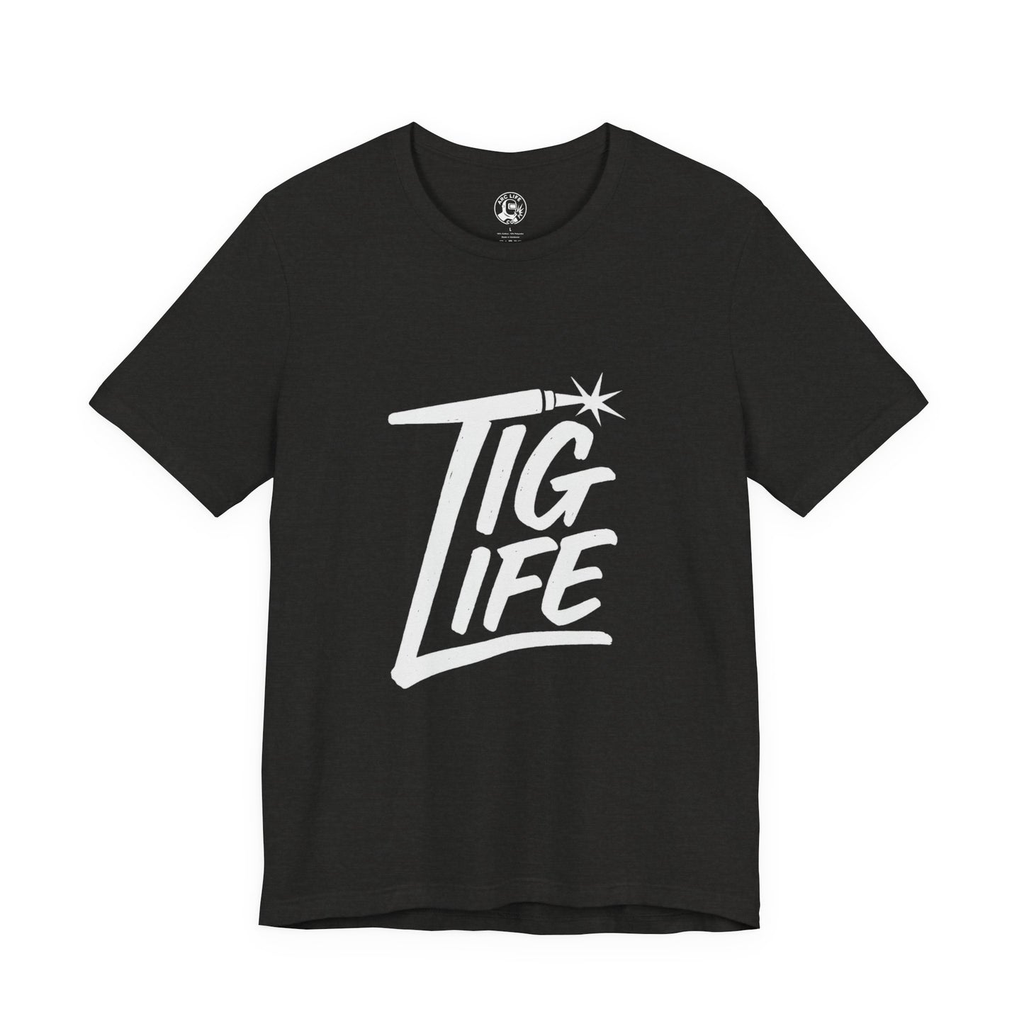 TIG Life Unisex Jersey Tee Dark Color with White text