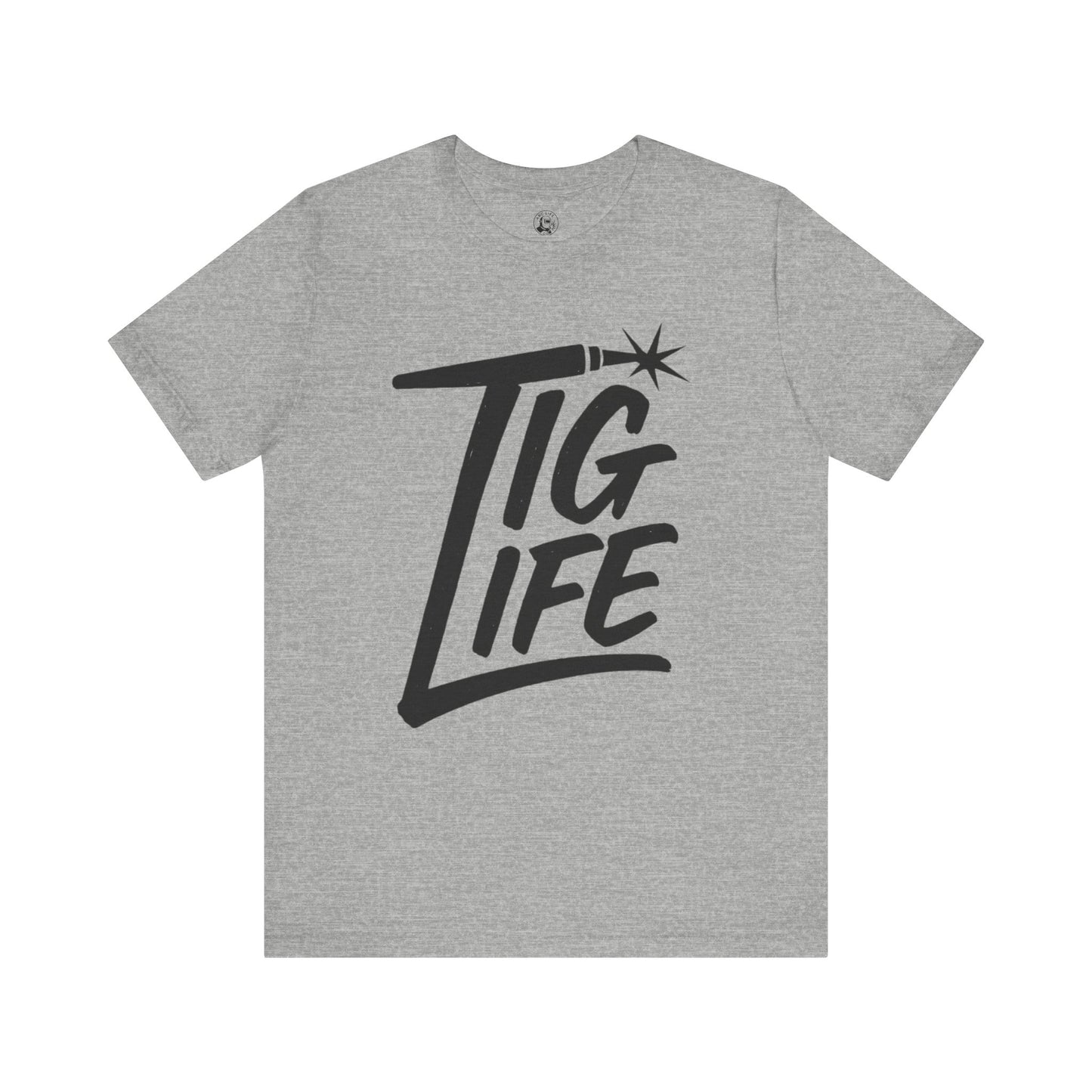 TIG Life Unisex Jersey Tee Light Color with Black text