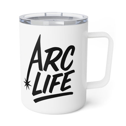 Arc Life Insulated Coffee Mug, 10oz, White