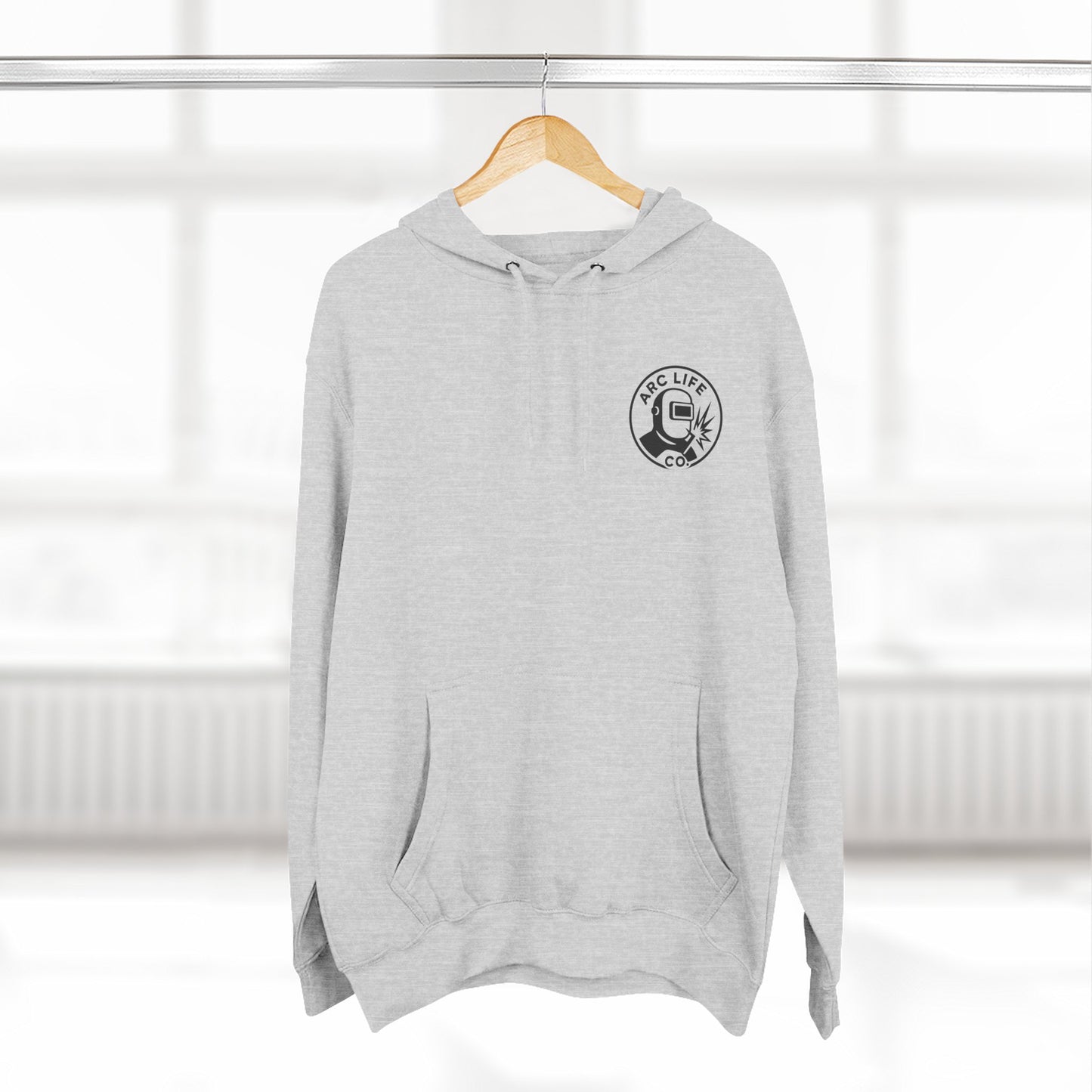 Arc Life, Skull Welding Hoodie, Fleece Sweatshirt