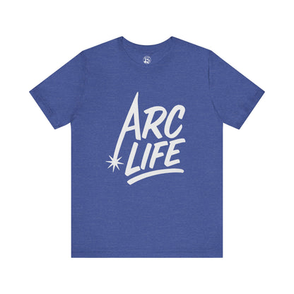 Arc Life Unisex Jersey Tee Dark Color with White text