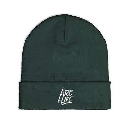 Arc Life Embroidered Knit Beanie
