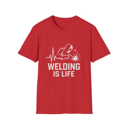Welding Is Life T-Shirt, Women's, Dark Shirt