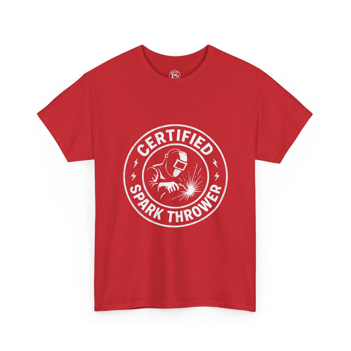 Arc Life Certified Spark Thrower Unisex Heavy Cotton Tee