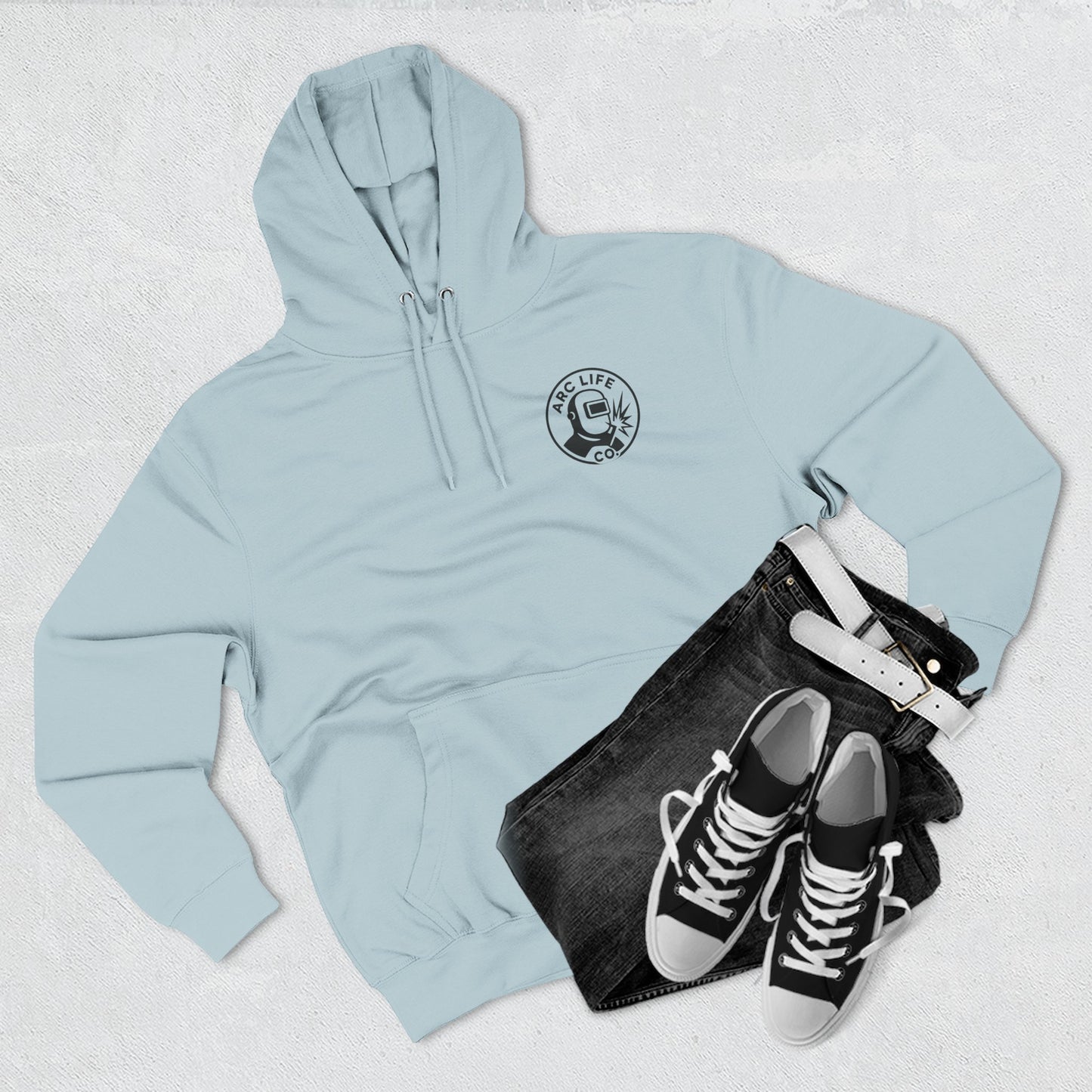 Arc Life, Skull Welding Hoodie, Fleece Sweatshirt
