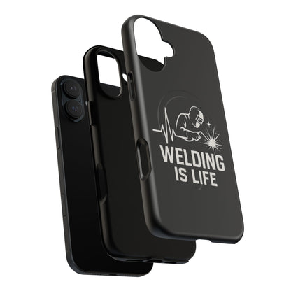 Welding Is Life Magnetic Phone Case, Tough Protective