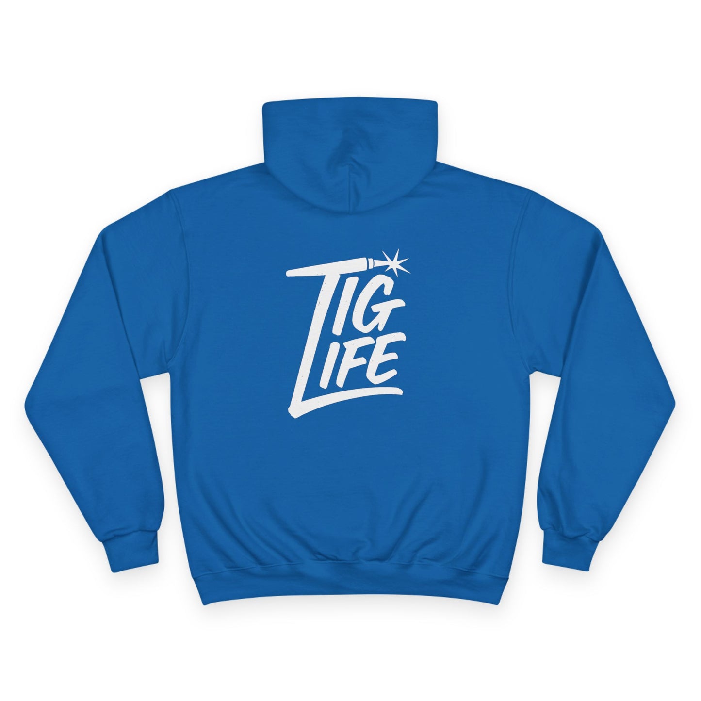 Tig Life Circle Logo Hoodie, Champion Pullover, Dark Color