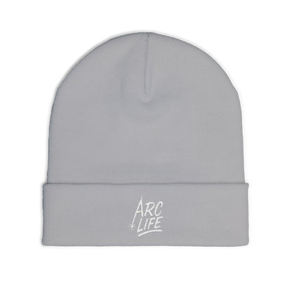 Arc Life Embroidered Knit Beanie