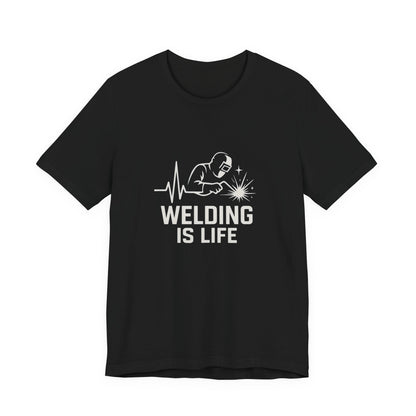 Welding Is Life T‑Shirt, Womens, Dark Shirt