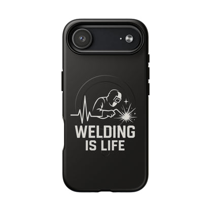 Welding Is Life Magnetic Phone Case, Tough Protective