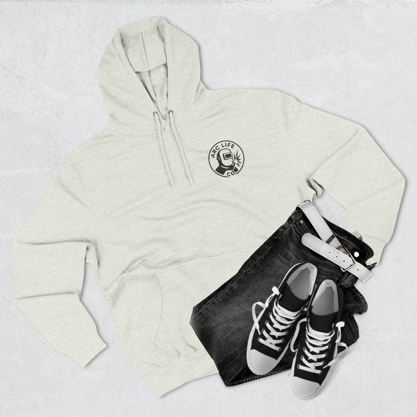 Arc Life, Skull Welding Hoodie, Fleece Sweatshirt