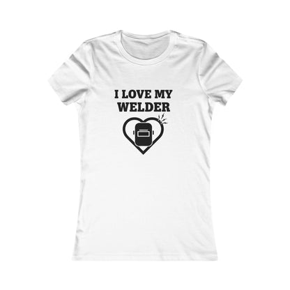 Womens, I Love My Welder T-Shirt, Light with Dark Text