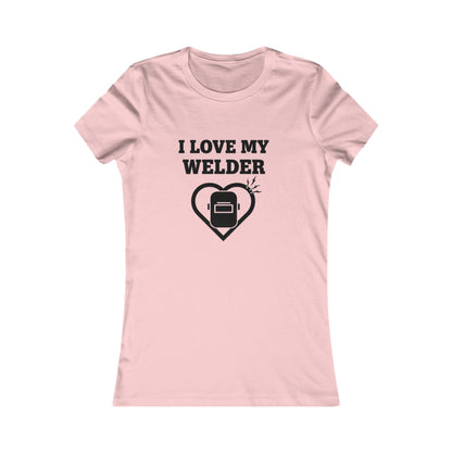 Womens, I Love My Welder T-Shirt, Light with Dark Text