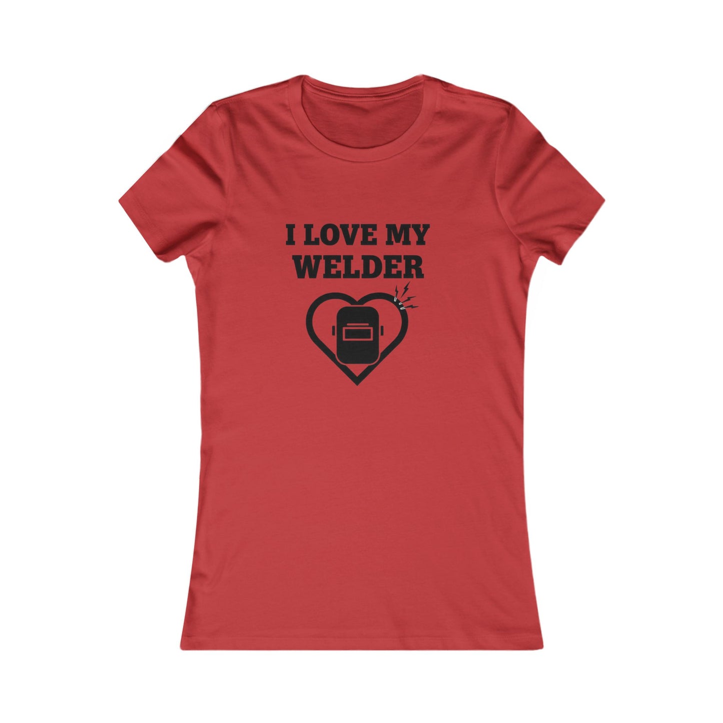 Womens, I Love My Welder T-Shirt, Light with Dark Text