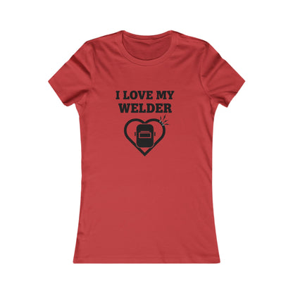 Womens, I Love My Welder T-Shirt, Light with Dark Text