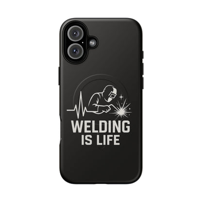 Welding Is Life Magnetic Phone Case, Tough Protective