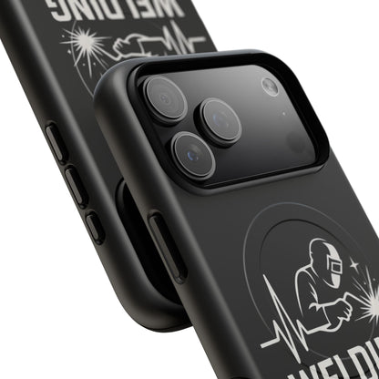 Welding Is Life Magnetic Phone Case, Tough Protective