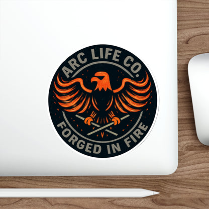 Welding Sticker, Arc Life Co Die Cut Sticker, Unique Welder Gift, Welding Helmet Sticker, Welder Tool Box Sticker, Welding Accessories,