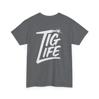 TIG Life Unisex Tee, Dark Shirt, White Print