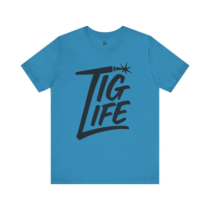 TIG Life Unisex Jersey Tee Light Color with Black text