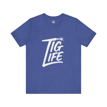 TIG Life Unisex Jersey Tee Dark Color with White text