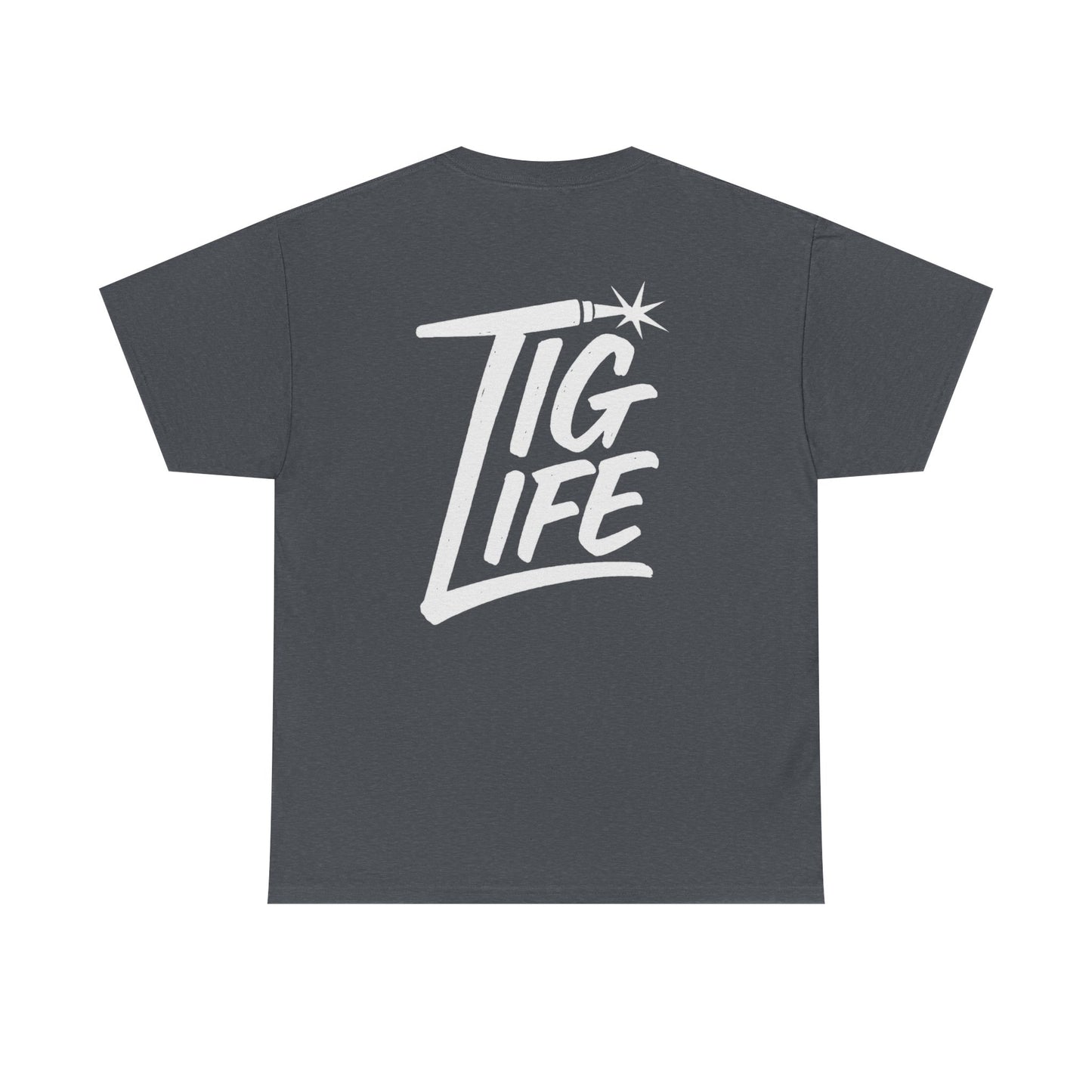 TIG Life Unisex Tee, Dark Shirt, White Print