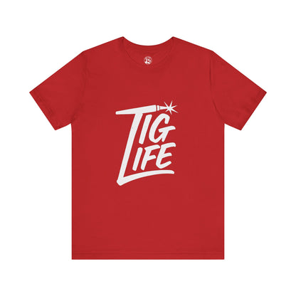 TIG Life Unisex Jersey Tee Dark Color with White text