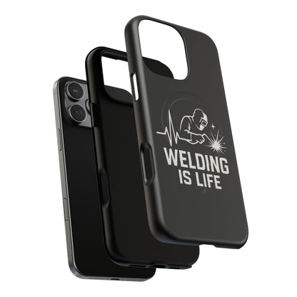 Welding Is Life Magnetic Phone Case, Tough Protective