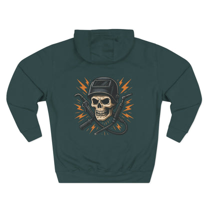 Arc Life, Skull Welding Hoodie, Fleece Sweatshirt