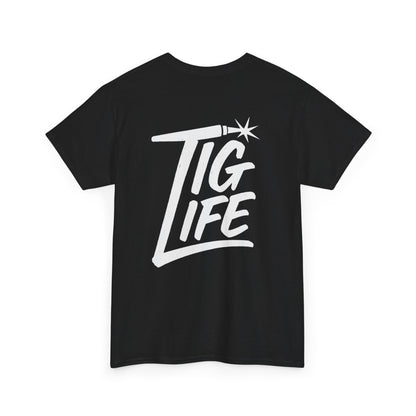 TIG Life Unisex Tee, Dark Shirt, White Print